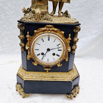 Horloges de table/bureau - Vincenti & Cie - bronze ,marbre -, Antiquités & Art