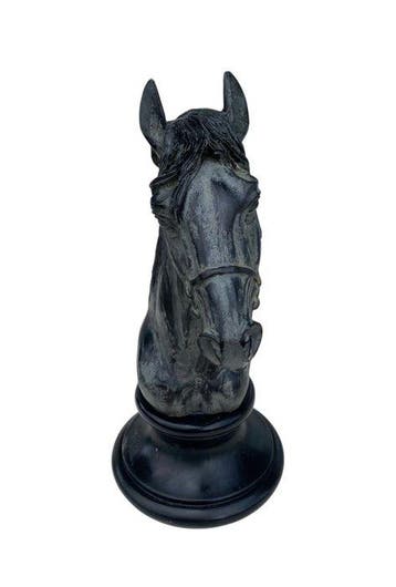 Bronz Arte - Beeldje, Busto de Cavalo - 30 cm - Hars