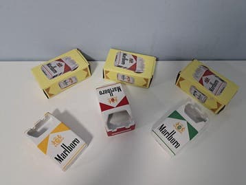 Marlboro - Zonder minimumprijs - Asbak (3) - Keramiek,, Verzamelen, Rookartikelen, Aanstekers en Luciferdoosjes, Nieuw