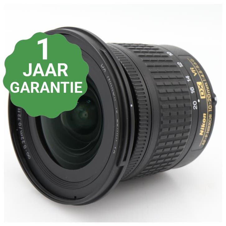 Nikon AF-P 10-20mm f/4.5-5.6G DX VR | Tweedehands, Audio, Tv en Foto, Foto | Lenzen en Objectieven, Zo goed als nieuw, Verzenden