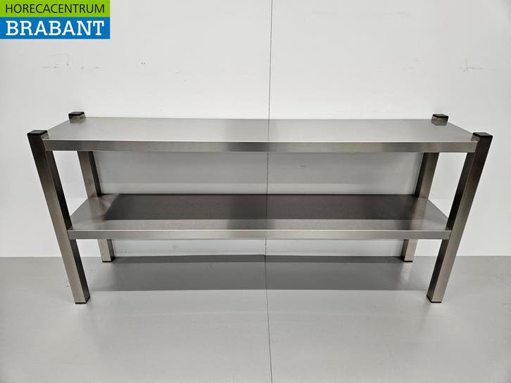 RVS HCB Dubbele Etagère Brug Premium-line 140 cm Horeca, Articles professionnels, Horeca | Mobilier & Aménagement, Enlèvement ou Envoi