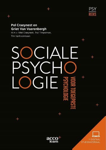 Sociale psychologie voor Toegepaste Psychologie / Psy reeks, Boeken, Verzenden, Gelezen, Trui Timperman