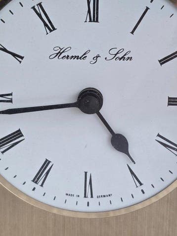 Pendule de voyage - Hermle - laiton, métal, verre -, Antiek en Kunst