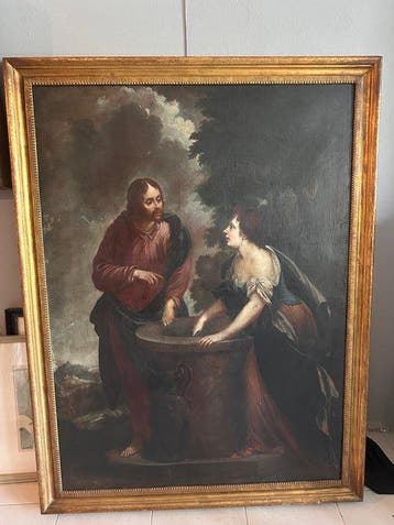 Italiaanse school (XVIII) - Samaritana al Pozzo