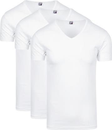 2dekans | Alan Red Oklahoma T-shirt Stretch - V-hals - Wit -, Ophalen of Verzenden, Nieuw