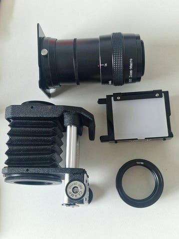 Hama Hama dia duplicator/macro extender, Fujica 8mm splicer,, Nieuw