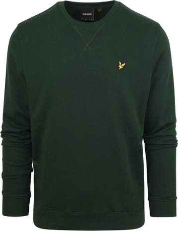 Lyle & Scott Trui Donker Groen maat Maat 52/54 (L) Heren, Verzenden, Nieuw, Maat 52/54 (L), Lyle and Scott