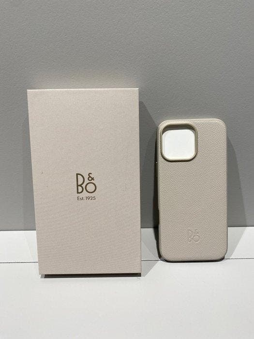 Bang & Olufsen - iPhone 16 Pro Max lederen hoesje, Hourglass, Audio, Tv en Foto, Stereoketens