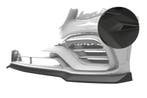 Cup spoiler lip voor Mercedes Benz GLC X253 / C253 CSL896-M, Verzenden
