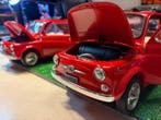 Hachette 1:8 - Modelauto (2) - Fiat 500 - L, Nieuw