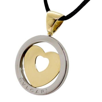 Bvlgari - Hanger - Tondo Heart Pendant - 18 karaat Geel