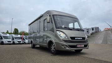 Hymer 588 PL zeer verzorgd, automaat, hef- en twinbed 37046, Integraal