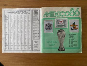 Panini World Cup Mexico 86 Compleet album - Good (GD), Collections