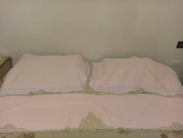 Drap de lit (3) - 260 cm - 280 cm - Drap de lit pour lit, Antiquités & Art