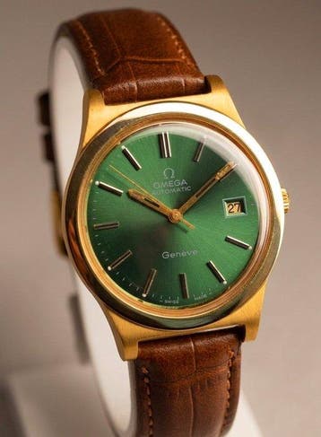Omega - Vintage Geneve Automatic – Brushed Green Dial -