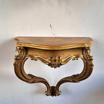 Wandtafel - Hout, verguld hout