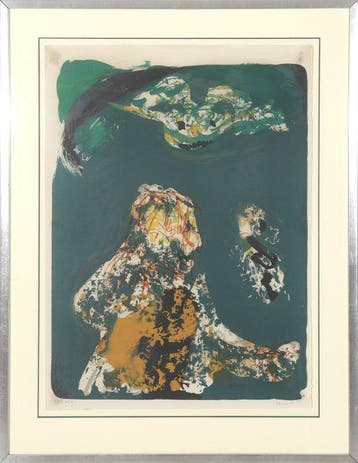 Asger Jorn (1914-1973) - abstracte compositie - Cobroue