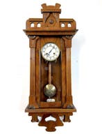 Wandklok - Junghans - Antiek - Walnoot - 1900-1910 - Art, Antiek en Kunst, Antiek | Klokken