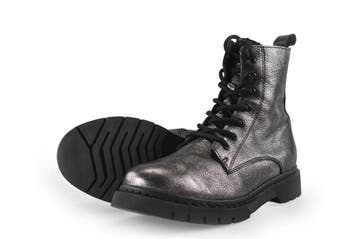 Tamaris Veterboots in maat 39 Zilver, Kleding | Dames, Schoenen, Tamaris, Overige kleuren, Verzenden, Overige typen