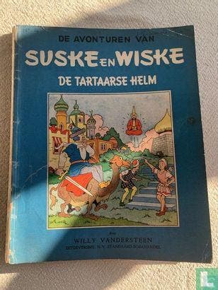 Suske en Wiske - De Tartaarse helm - 1954, Boeken, Stripverhalen, Gelezen, Eén stripboek, Verzenden