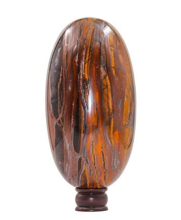 KAMR GEM Natural Tiger Iron Cosmic Egg 275mm Sculpture