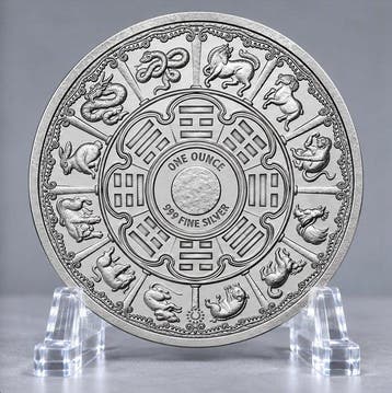Wereldwijd. 2027 Lunar Year of the Goat – 1 oz Silver Coin –