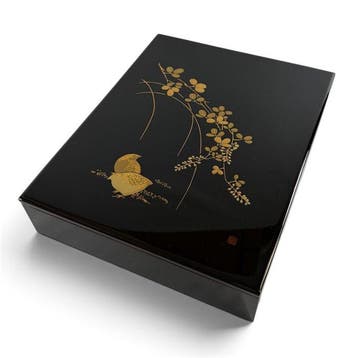 Japanese Aizu Lacquerware Document Maki-e - Doos -