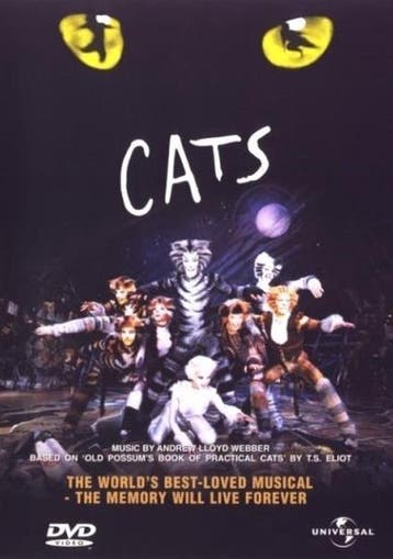 Cats Musical (DVD), Cd's en Dvd's, Dvd's | Muziek en Concerten, Verzenden, Nieuw in verpakking