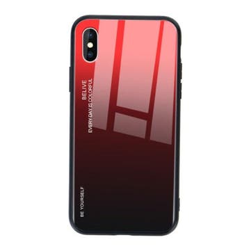 iPhone XS Max Hoesje Gradient - TPU en 9H Glas - Shockproof, Verzenden, Nieuw