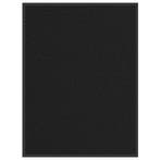 vidaXL Deurmat 80x120 cm zwart, Verzenden, Nieuw