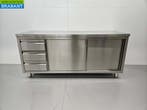 RVS Werkkast Kast Werktafel Premium-line 2 schuifdeuren en 3, Ophalen of Verzenden, Nieuw in verpakking