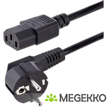 StarTech.com 713E-3M-POWER-CORD electriciteitssnoer Zwart, Informatique & Logiciels, Verzenden