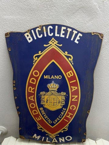 Bianchi - enseigne Edoardo Bianchi vélos - Edoardo Bianchi -