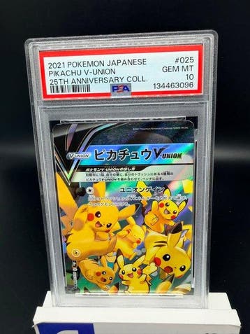 Pokémon - 1 Graded card - Pikachu V-UNION 025/028 PSA 10 GEM