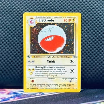 Pokémon Card - ELECTRODE HOLO 2 1ST EDITION - Pokémon, Nieuw