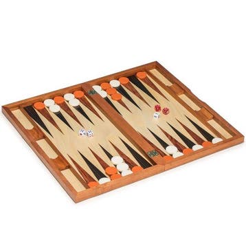 Jeu de société - Backgammon set - Bois