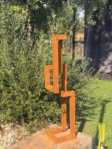 Ana Lucia B.M - Sculpture Corten - XL - No Reserve, Antiquités & Art