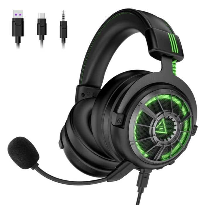 AUX/USB/Type C Gaming Headset - Voor PS4/XBOX/Switch/PC 7.1, Telecommunicatie, Mobiele telefoons | Oordopjes, Nieuw, Verzenden
