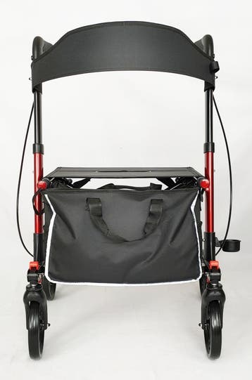 Rollator Plaza Lite Dubbel Opvouwbaar Red (Nieuw), Diversen, Ophalen of Verzenden, Opvouwbaar, Nieuw
