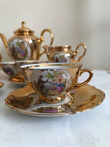 Du-Co kunst Rehau - Tasse et soucoupe (14) - Porcelaine