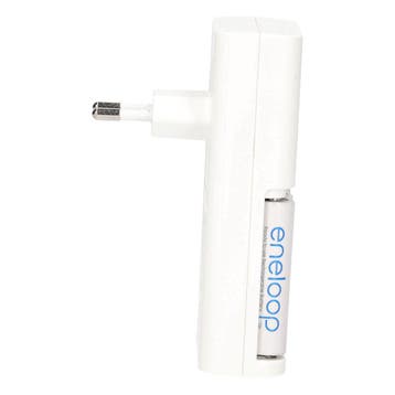 Panasonic BQ-CC51 lader + 4 Eneloop AA batteri met garantie, Ophalen of Verzenden, Gebruikt