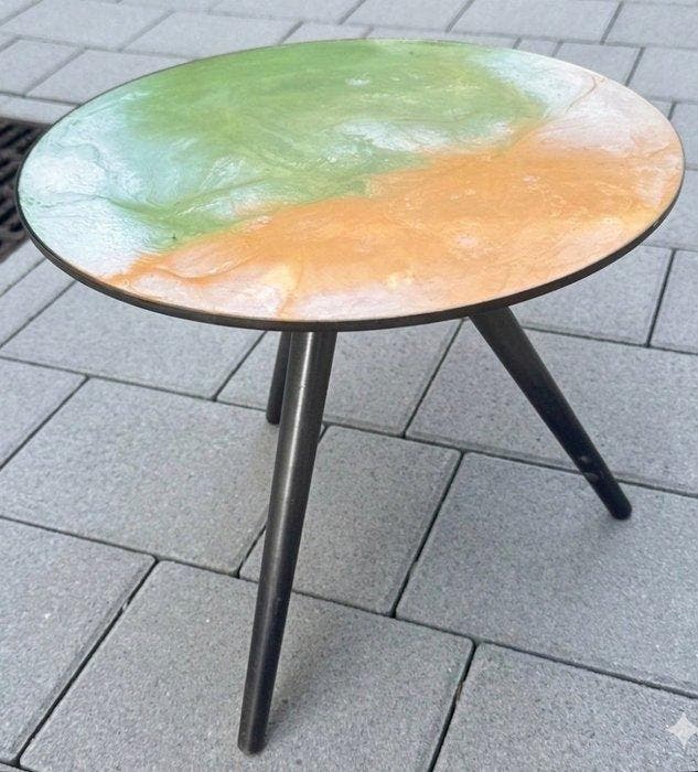 Salontafel - Hars, Metaal, Maison & Meubles, Maison & Meubles | Autre
