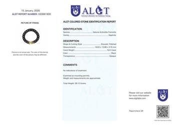 ALGT Gecertificeerd - Meesterlijke natuurlijke nefrietjade