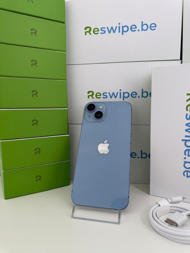 iPhone 14 Blauw 128Gb 256Gb 512GB + 3 Jaar GARANTIE, Telecommunicatie, Mobiele telefoons | Apple iPhone, Zonder abonnement, 128 GB