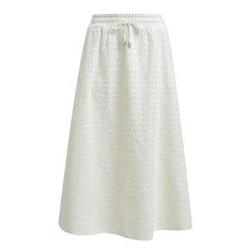 Milano Italy • lange witte rok • 36, Verzenden, Wit, Maat 36 (S), Milano Italy