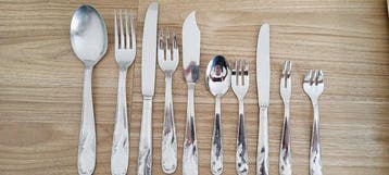 Arinox France - Bestekset voor 12 personen (123) - Staal -