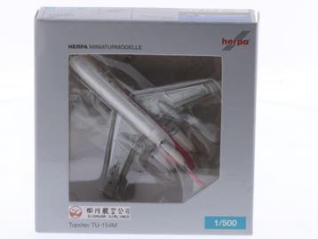 Schaal 1:500 Herpa 502290 Tupolev Tu-154M Sichuan Airline..., Ophalen of Verzenden, Zo goed als nieuw
