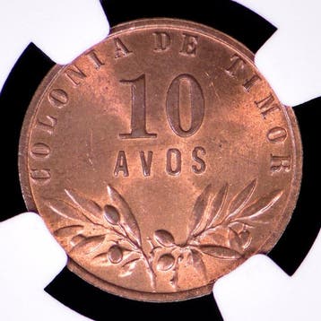 Portugees Timor. Republic. 10 Avos 1948 - NGC - MS 64