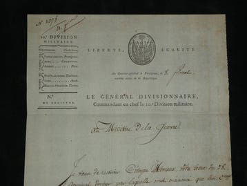 Maréchal de France Pierre Augereau - Lettre signée au