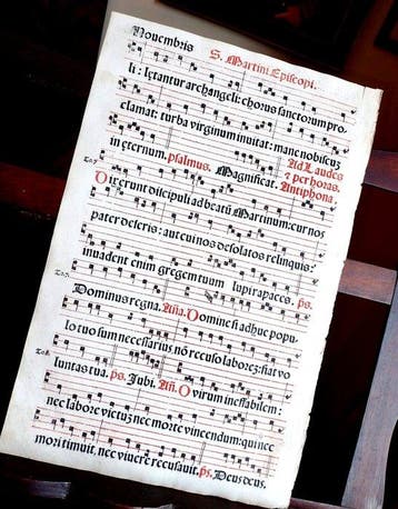 Catholic Church - Antiphonarium Romanum sheet Gregorian